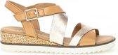 Gabor Comfort Camel-Roze Sandaal G-leest
