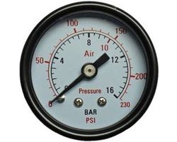 Aerotec Manometer 9415451 Aansluiting (manometer): Achterkant Schroefdraad (buiten) 1/4 1 stuk(s)