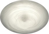 LED Plafondlamp - Iona Alkan - 23W - Warm Wit 3000K -  Dimbaar - Rond - Mat Grijs - Aluminium