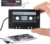 3,5 mm jack plug cd autocassette stereo adapter tapeconverter AUX kabel cd-speler (zwart)