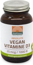 Mattisson - Vegan Vitamine D3 25mcg - 120 capsules