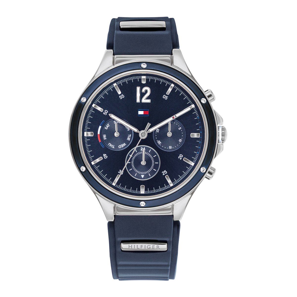 Tommy Hilfiger Eve 1782281 Horloge - Siliconen - Blauw - Ø 38 mm