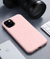 Starry Series schokbestendig rietje + TPU beschermhoes voor iPhone 11 (roze)