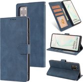 Voor Samsung Galaxy Note 10 Lite Fantasy Klassiek Huidgevoel Kalfsleer Textuur Magnetische gesp Horizontale Flip PU lederen tas met houder & kaartsleuf & portemonnee (blauw)