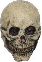 Hoofdmasker Skull with mesh eye sockets.