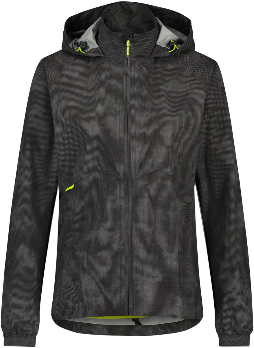 AGU Compact Regenjas Commuter Dames – Reflecterend Zwart