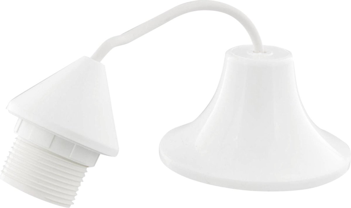 Elektra Snoerpendel 16A 230V E27 wit Maximaal 60Watt 0032127