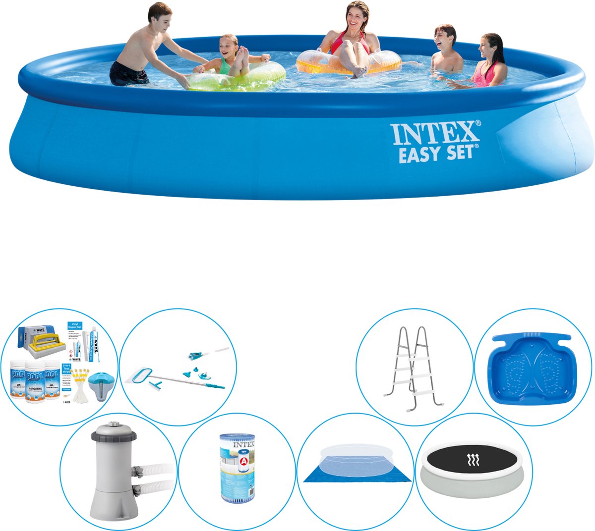 Zwembad Pakket  -  Easy Set Rond 457x84 cm