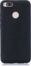 Frosted Solid Color TPU beschermhoes voor Xiaomi Mi 5X / A1 (zwart)