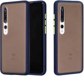 Voor Xiaomi Mi 10 Pro Skin Hand Feeling Series Schokbestendig Frosted PC + TPU beschermhoes (blauw)