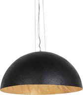 QAZQA magna xingjin - Moderne Grote hanglamp voor boven de eettafel | in eetkamer - 3 lichts - Ø 700 mm - Zwart Goud - Woonkamer | Slaapkamer | Keuken