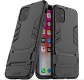 Shockproof PC + TPU Case met houder voor 11 (zwart)