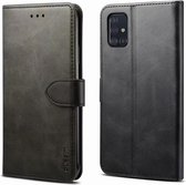 Voor Galaxy S20 Ultra GUSSIM zakelijke stijl horizontale flip lederen tas met houder & kaartsleuven & portemonnee (zwart)