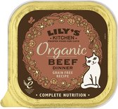 Lily's kitchen cat organic beef dinner - 19x85 gr - 1 stuks
