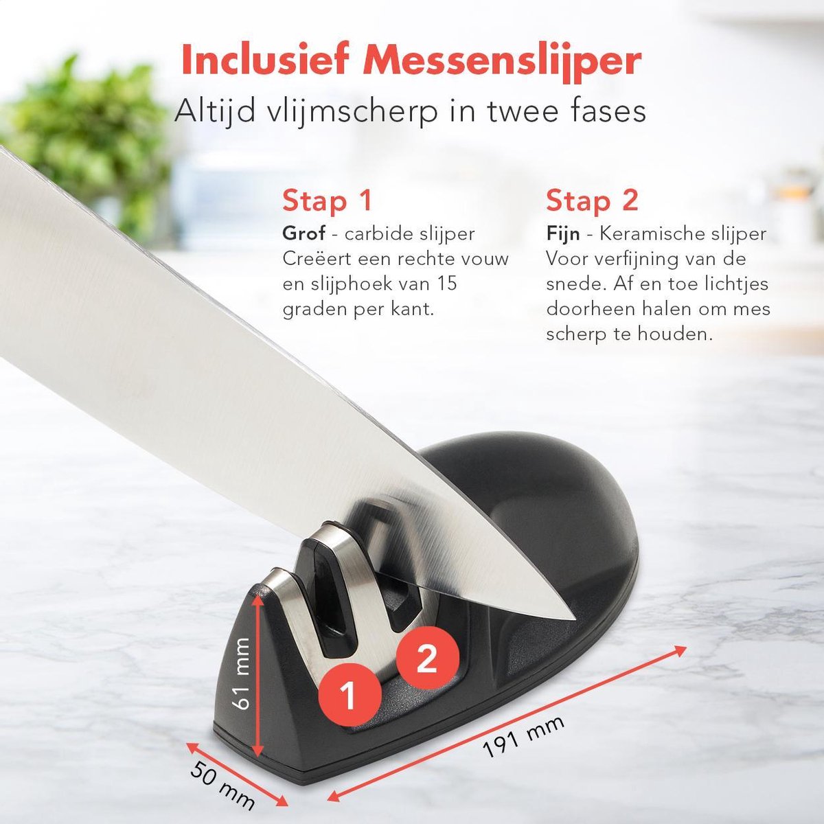 restaurant Greeting vacuum bloc couteaux 8 pièces berlinger haus Wear out Accide