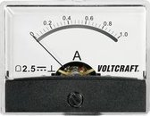 VOLTCRAFT AM-60X46/1A/DC Inbouwmeter AM-60X46/1 A/DC 1 A Draaispoel