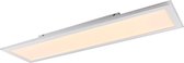 LED Plafondlamp - Plafondverlichting - Nitron Colombo - 38W - Aanpasbare Kleur - RGBW - Rechthoek - Mat Wit - Kunststof