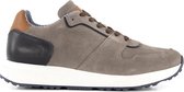 NoGRZ J.Root - Leren Herensneakers - Veterschoenen - Grijs Leer - Maat 41