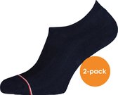 Tommy Hilfiger Iconic Sports Socks (2-pack) - heren sneakersokken katoen - onzichtbaar - donkerblauw - Maat: 39-42