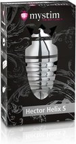 Hector Helix S E-Stim Buttplug - Zilver - BDSM - SM toys - BDSM - Electro Sex