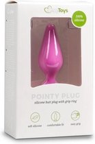 Roze Buttplug Met Trekring - Medium - Roze - Sextoys - Anaal Toys - Dildo - Buttpluggen