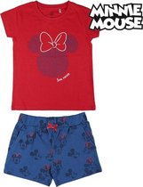 Kledingset Minnie Mouse Rood Blauw