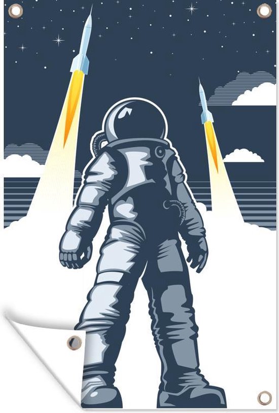 Kinder Ruimte Thema Verjaardag Decoratie Set 7 Jaar, Extra Grote Astronaut Raket Folie Ballonnen, Jongen Astronaut Feest Decoratie, Gelukkige