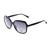 Visionmania Zonnebrillen Dames Vierkant - UV 400 - Zwarte lenzen - Zwart frame