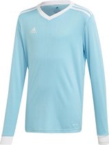 adidas - Tabela 18 LS Jersey JR - Lichtblauw Sportshirt - 164 - Blauw