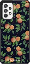 Samsung A52 hoesje - Fruit / Sinaasappel | Samsung Galaxy A52 5G case | Hardcase backcover zwart