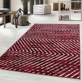 - Vloerkleed - Rood - 200 x 290