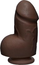 Bundle - The D - The Fat D Realistische Dildo Met Balzak - 16 cm met glijmiddel