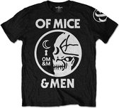 Of Mice & Men Heren Tshirt -XL- Society Zwart