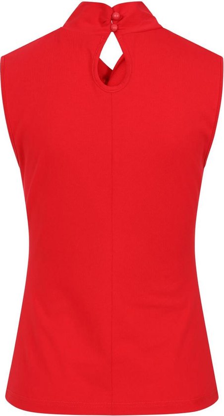 Dancing Days - HEY JUDE Mouwloze top - 2XL - Rood - Banned