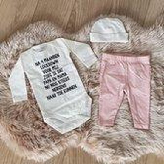 Baby cadeau geboorte meisje jongen set met tekst aanstaande zwanger kledingset | | | Set