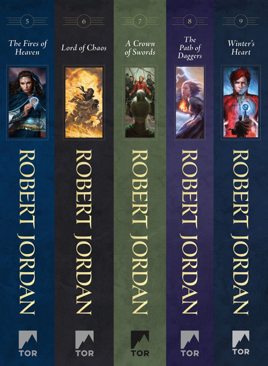 Omslag van The Wheel of Time Books 5,6,7,8&9