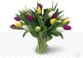 Verse bloemen boeket TULPEN  (cadeau voor haar) - Meerdere kleuren - 10 per bos (brievenbusbloemen)