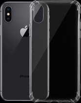 Ultradunne transparante TPU zachte beschermhoes voor iPhone XS (transparant)