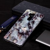Marmeren patroon Soft TPU Case voor LG G7 ThinQ (grijs)
