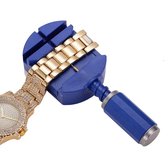 Bekijk Link Remover Riemversteller Armband Band Reparatie Tool Kit (Blauw)