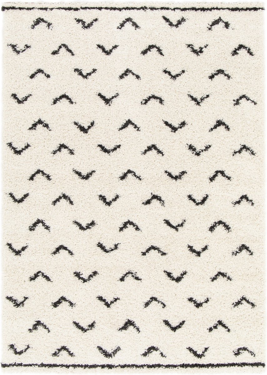 ACAZA Tapijt - Vloerkleed - 160 x 230 cm - Gebroken Wit