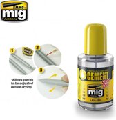 Medium Dense Cement - Slow Dry (Polyester Plastic Glue) - A.MIG-2038