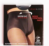 LOLALIZA Panty met afslankbroek 20 deniers - Zwart - Maat XXL