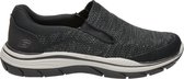 Skechers Relaxed Fit heren instapschoen. - Zwart - Maat 41