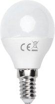 LED Lamp - Smart LED - Aigi Kiyona - Bulb G45 - 7W - E14 Fitting - Slimme LED - Wifi LED - Aanpasbare Kleur - Mat Wit - Glas - BSE