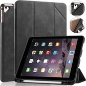 Voor iPad 9,7 inch DG.MING Zie serie horizontale flip lederen tas met houder en pennenhouder (zwart)