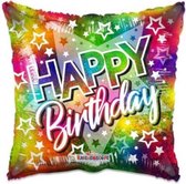 Witbaard Folieballon Big Star Birthday 46 Cm