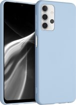 kwmobile telefoonhoesje voor Samsung Galaxy A32 5G - Hoesje voor smartphone - Back cover in mat lichtblauw