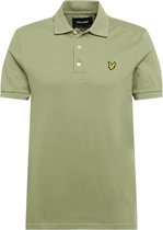 Lyle&Scott Men's Organic Cotton Plain Polo Shirt Groen