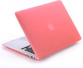 Lunso Geschikt voor MacBook Pro 13 inch (2012-2015) cover hoes - case - Mat Lichtroze